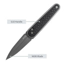 SRM Twin 2.99" N690, HRC 58-60 Carbon Fiber Overlay G10 251MB-GB