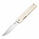 SRM Gent 3.27" 10Cr15CoMov, HRC 58~60 White G10 Handle 401LC-GT