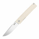 SRM Gent 3.27" 10Cr15CoMov, HRC 58~60 White G10 Handle 401LC-GT