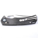 SRM Retriever 9203-MB Folding Knife – 3.54" 10Cr15CoMoV Clip Point, Micarta Handle, Crossbar Lock