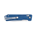 SRM Rubik 3.43" Laminated 140Cr Drop Point Crossbar Lock Folding Knife – Micarta Handle (7228B-ME2)