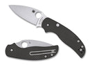 Spyderco Sage 6 Button-Release Compression Lock – 3" Satin CPM-S90V Blade, Carbon Fiber Handle – Sprint Run Model C123CFBCLS90VP