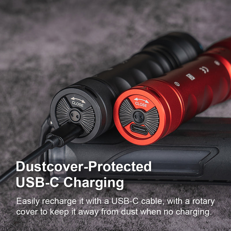 Olight Seeker 4 USB-C Rechargeable 3100 Lumen EDC Flashlight