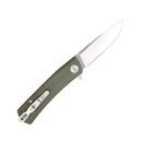 CobraTec Knives Serpent 3.0" D2 Blade Green G-10 Scales CTSRPODG