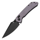 Tenable Fenrir T1034V4 – Purple Micarta, 3.48" Blackwashed Nitro-V Blade, Sparrow Knife Co. Design