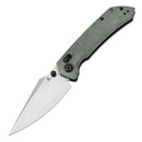 Tenable Fenrir T1034V1 – Green Micarta, 3.48" Stonewashed Nitro-V Blade, Sparrow Knife Co. Design