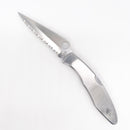 Spyderco C07SE Police ATS-55 Serrated Blade Stainless Steel Handles - Pre-owned