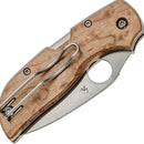 Spyderco Chaparral SLIPIT 2.77" Satin CTS-XHP Birdseye Maple Handles - C152NLWDP
