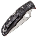 Spyderco Endura® 4 Lightweight Thin Red Line – 3.80" VG-10 Partially Serrated Blade, Black FRN Handle with Red Liners – C10FPSBKRD