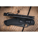 Spyderco Military 2 Salt 4.00" DLC CPM-Magnacut Black G-10 Handles Compression Lock -  C36GMCBKP2
