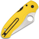 Spyderco Sage 5 Lightweight Salt – 3.0" Satin CPM-MagnaCut Spear Point Blade, Yellow FRN Handles – C123PYL