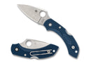 Spyderco Dragonfly 2 – 2.28" CPM-SPY27 Satin Plain Blade, Cobalt Blue FRN Handles – C28PCBL2