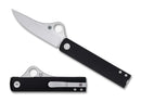 Spyderco Essenza C272ALBK – 3.19" N690Co Satin Blade, Black Anodized Aluminum Handle, Liner Lock – Italy