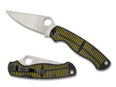 Spyderco Para Military 2 Salt – 3.45" Satin CPM-MagnaCut Blade, Yellow/Black G-10 Handles – C81GBKYLMCP2