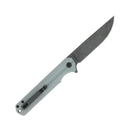 CobraTec Knives Streamline 3.5" D2 Stonewash Blade Grey G-10 Scales CTGRYG10SL