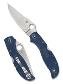Spyderco Stretch 2 XL Lightweight – 3.99" Satin CPM-SPY27 Blade, Cobalt Blue FRN Handle, Back Lock – Model C258PCBL