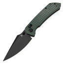 Tenable Fenrir T1034V12 – Green G10 Frag Pattern, 3.48" Blackwashed Nitro-V Blade, Sparrow Knife Co. Design