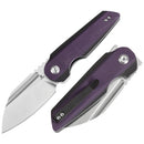 Tenable Rafe L 3.19" Satin 14C28N Purple and Black G10 T1048A5aTenable Rafe L T1048A5 – 3.19" Satin 14C28N Blade, Purple & Black G10 Handle with Liner Lock
