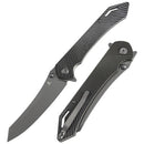 Tenable Colibri Tech T1060A2 – 4.34" Gray TiCN-Coated Nitro-V Blade, Black & Green G10 Handle