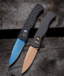 Pro-Tech T206-SB NEXUS Tactical Response 2 3in Sapphire Blue Magnacut Blade NEXUS Textured Black Handles