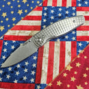 TRM Neutron 2 Folding Knife 3" CPM 20CV Blade – Frag Titanium Handles