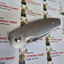 TRM Neutron 2 – 3" CPM-20CV Blade, Titanium Pinstripe Handle