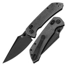 Tenable Fenrir T1034V3 – Black Micarta, 3.48" Blackwashed Nitro-V Blade, Sparrow Knife Co. Design