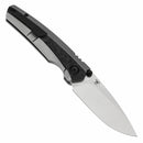 KANSEPT Thumb Stub Raven K2109A2 – Titanium & Shred Carbon Fiber, 3.13" CPM 20CV Blade, Black Bird Blades Design