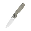 Kizer Original (XL) Button Lock Green Micarta V4605C1 (3.25" Satin)