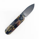 Vosteed Corgi V Vanchor Lock 2.36" 14C28N Black Stonewash Blade Raffir Noble Handles