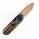 Vosteed Corgi V Vanchor Lock 2.36" 14C28N Copper Dune Blade Raffir Noble Handles