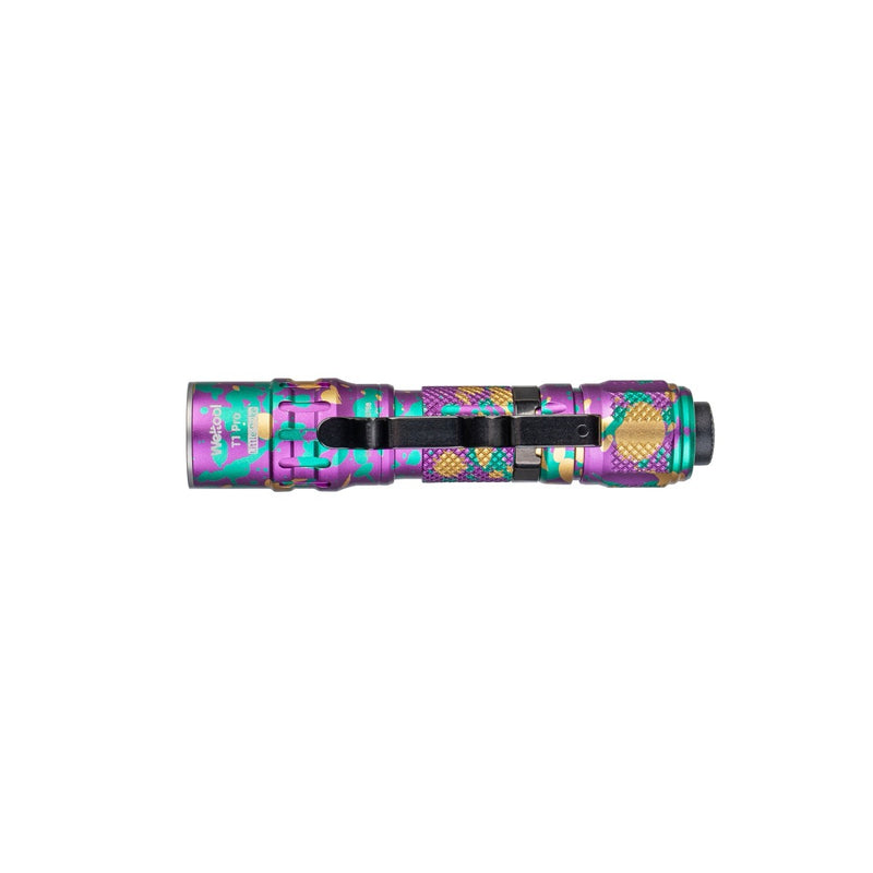 Weltool T1 Pro V2 Colorful EDC Flashlight – 550 Lumens, USB-C Rechargeable, 14500 Battery Included