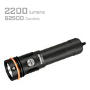 Acebeam D20 2.0 Dive Flashlight – 2200 Lumens, 500m Throw, 200m Waterproof Depth, USB-C Rechargeable