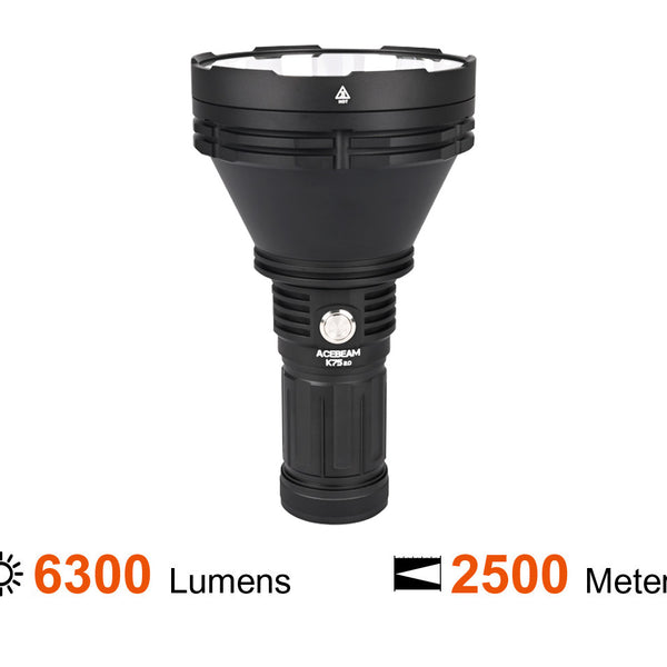 Acebeam K75 2.0 | 6300 Lumen 2.5km Long-Distance Throw Flashlight