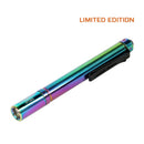 Acebeam PT20 – 500 Lumen Rainbow Stainless Steel Pen Light | USB-C Rechargeable + AAA Compatible