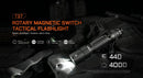 Acebeam T37 Tactical Duty Flashlight 4,000 Lumens 440m Throw SFT-90X LED USB-C Rechargeable