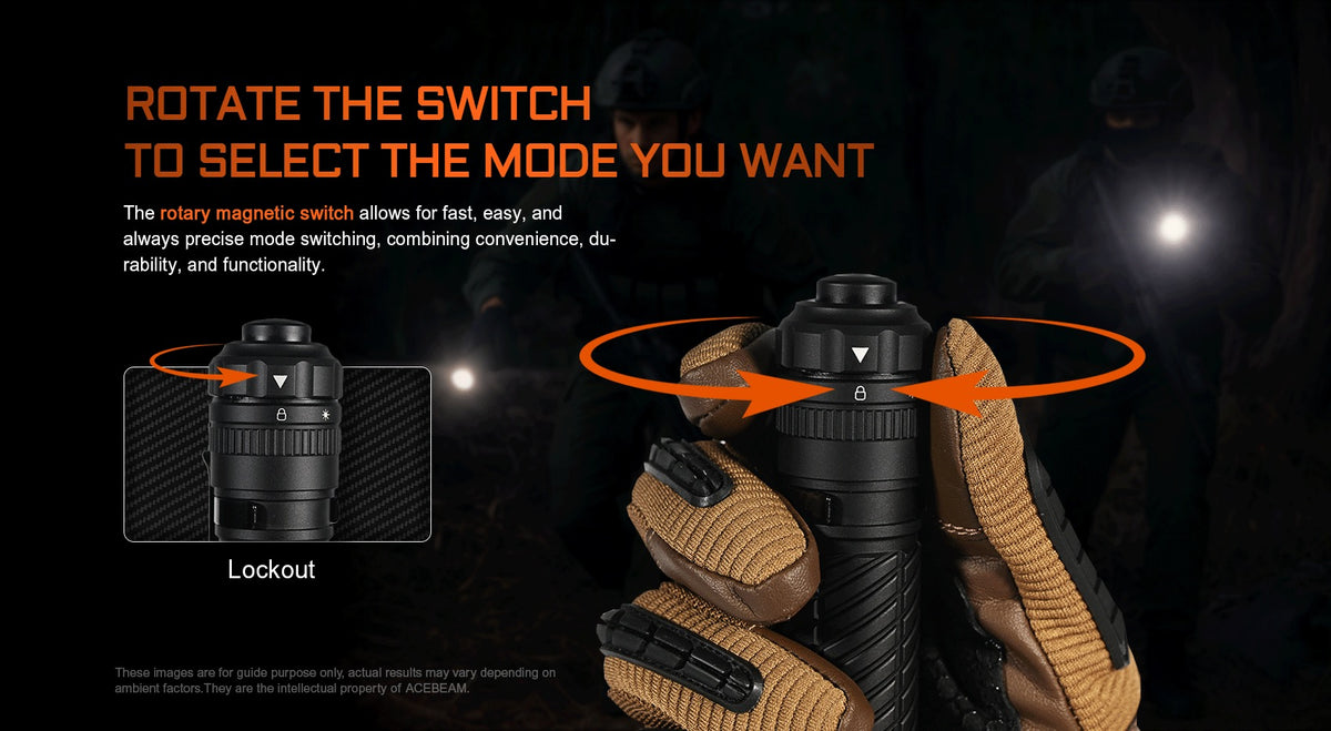 Acebeam T37 Tactical Flashlight – 4,000 Lumens, 440m Beam, USB-C