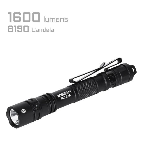 Acebeam TAC 2AA Orange – 1,600 Lumen Tactical Penlight