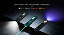 Acebeam – UC25 Black – 3,100 Lumen Multi-Light Tactical EDC Flashlight (White / Green / UV / High CRI)