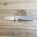 American Blade Works Model 2 Flipper Knife 3.25" MagnaCut — Titanium Frame, USA-Made