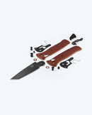 Benchmade Bailout 537BK-07 AXIS Folding Knife 3.38" DLC Battlewash Tanto Burnt Copper Aluminum Handles
