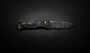 Benchmade Bugout Gold Class 535BK-251 Knife 3.24" M390 Black Cerakote — Fat Carbon & Titanium, AXIS Lock