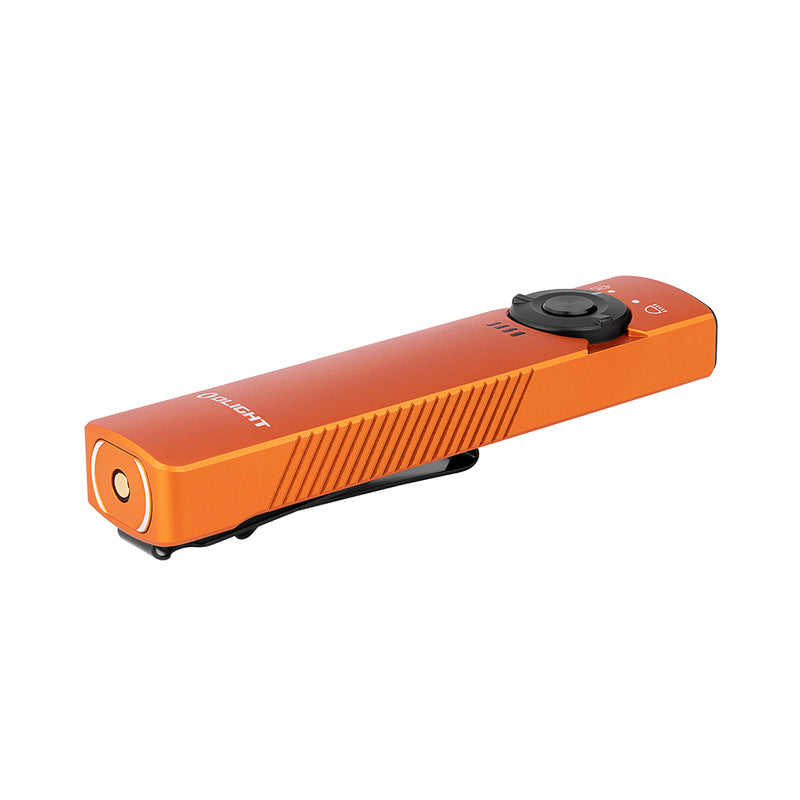 Olight Arkfeld UV 1000 Lumen EDC Rechargeable Flashlight - Orange