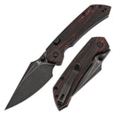 Tenable Fenrir B1034H2 front view – 3.4" Blackwash Nitro-V harpoon folding knife