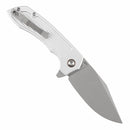 Tenable Entity B1036F3 open position showing 14C28N drop point blade