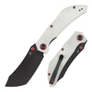 Tenable Tipper B1079A4 front view – 3.39" stonewashed Nitro-V cleaver folding knife