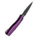 Tenable Heron B2124V1 blade detail – blackwash Nitro-V leaf-shaped