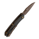 Tenable Heron B2124V2 black aluminum handle scales