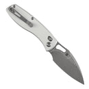 Tenable Heron B2124V3 open position – 3.13″ Damascus blade, 7.09″ overall, Johan Jordaan design
