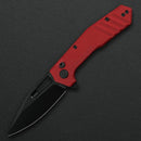 Critical Strike B508-RDBF open position showing Black finished VG10 blade